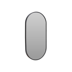 Miroir murale ADI ovale 30x60cm avec contour noir