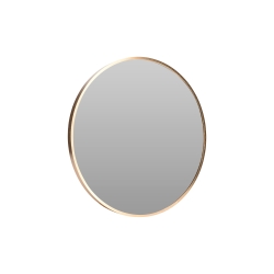 Miroir murale ADI diamètre 50cm avec contour or