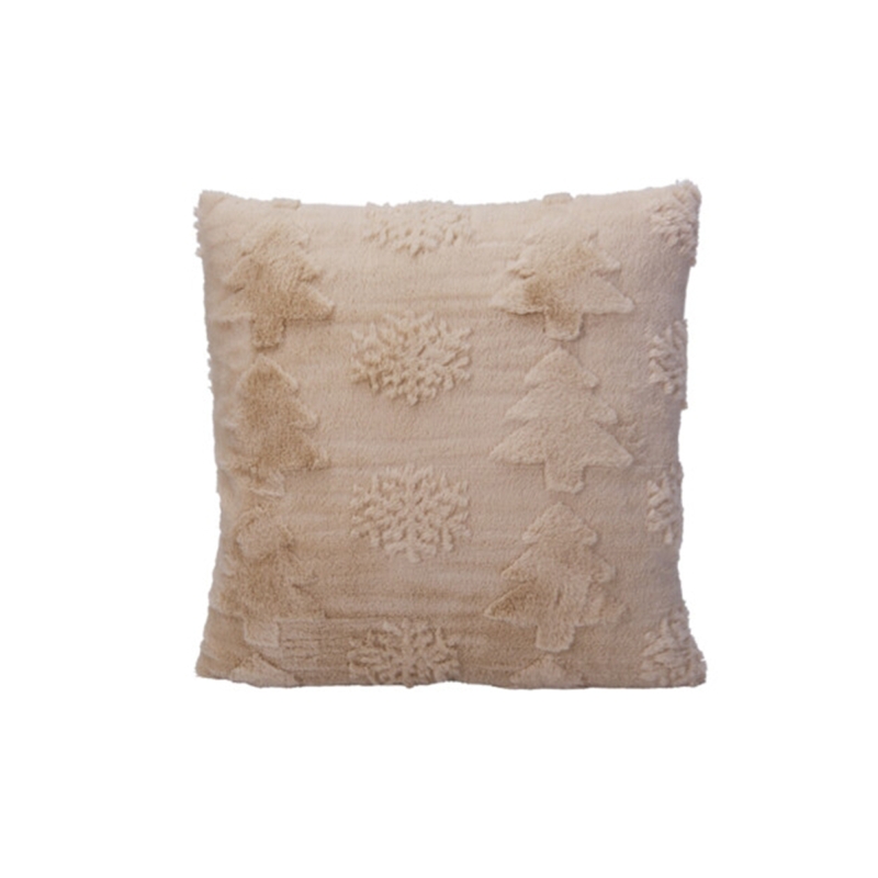 Lot de 3 coussins UZA 45x45cm en fausse fourrure coloris multiples