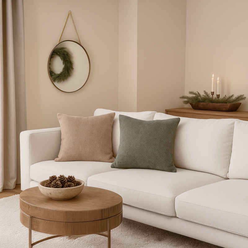 Lot de 2 coussins carré TOW 45x45cm en coton