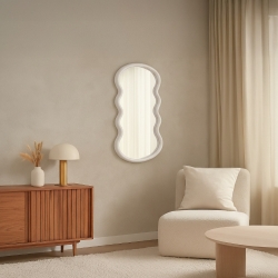 Miroir mural ODY 55x30cm couleur blanc