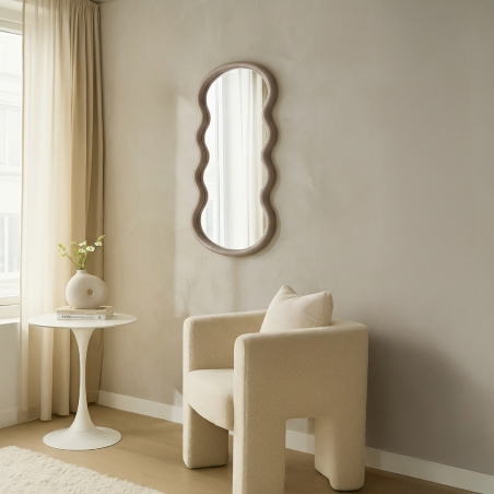 Miroir mural ODY 55x30cm couleur taupe
