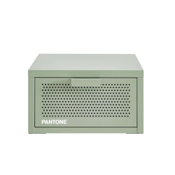 Table de chevet murale PANTONE métal vert amande 40cm