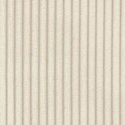 Canapé panoramique fixe NUNA 7 places chaise droite velours côtelé beige