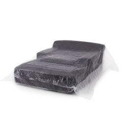 Canapé droit profond fixe et compressé KENEDY 1 place velours côtelé gris