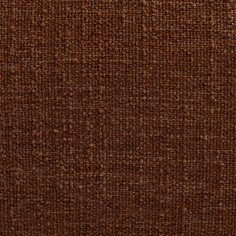 Lit coffre JELLY 160x200 tissu bouclette marron sommier inclus