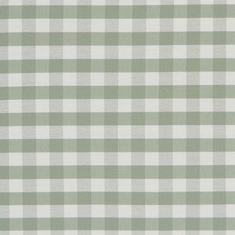 Tête de lit LOUISON tissu vichy vert et blanc 90 cm