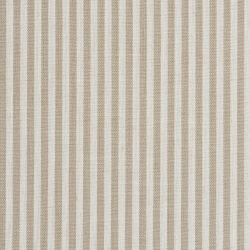 Tête de lit LOUISON tissu lin rayé blanc et beige 160cm