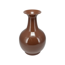 Vase KIM en zinc terracotta h38,5 cm