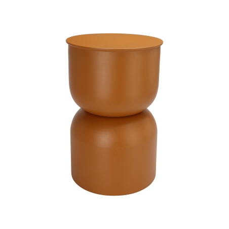 Table d'appoint JUB en zinc terracotta