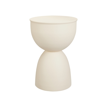 Table d'appoint LIM en zinc crème