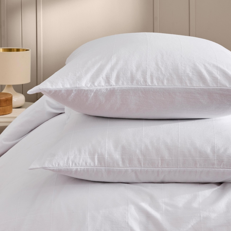 Parure de couette KITO blanc 240x220 cm (3 pièces)