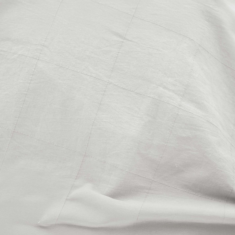 Parure de couette KITO blanc 240x220 cm (3 pièces)