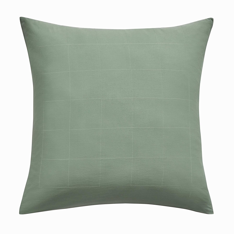 Parure de couette KITO sauge 260x240 cm (3 pièces)