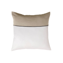 Parure de couette BROLE blanc 260x240 cm (3 pièces)