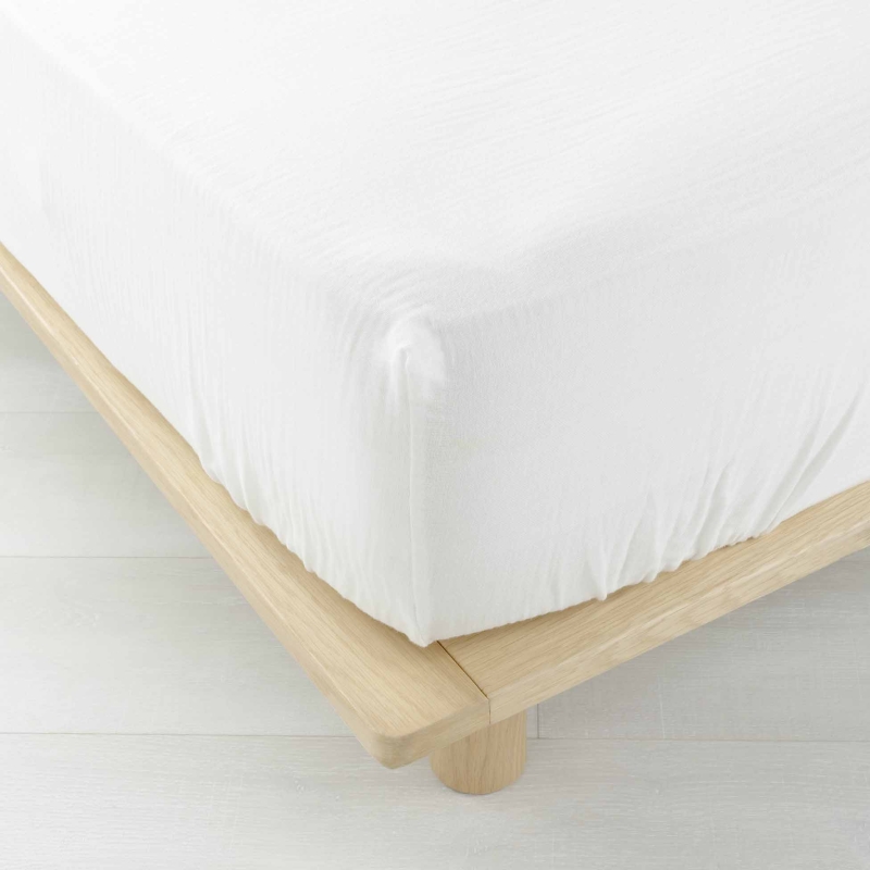 Drap Housse GUSTA blanc 140x190 cm
