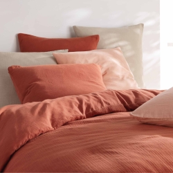 Parure de couette GUSTA sable 260x240 cm (3 pièces)