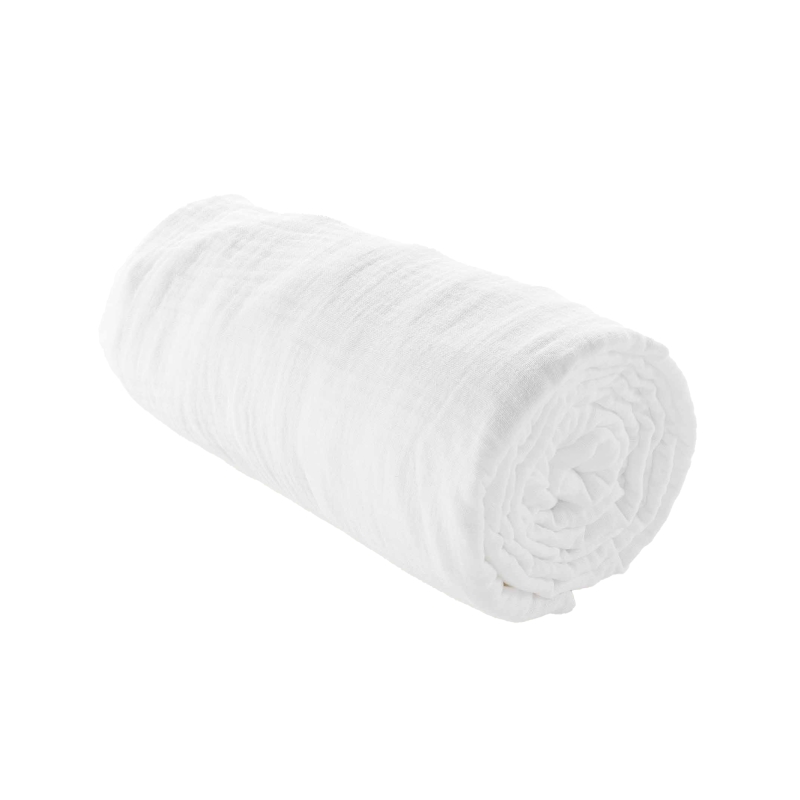 Parure de couette GUSTA blanc 240x220 cm (3 pièces)