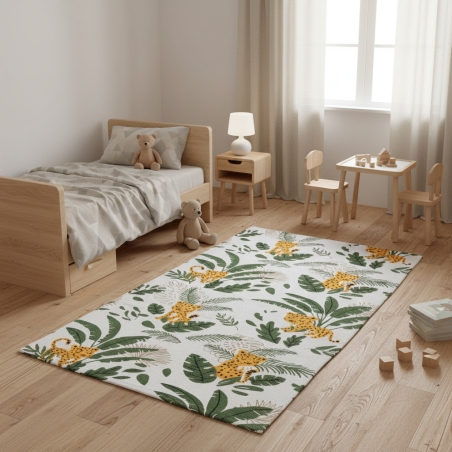 Tapis enfant GLI motif tigre 70x140 cm