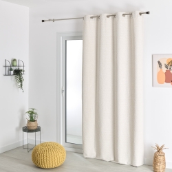 Rideau FLUB écru 140x260cm