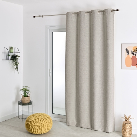 Rideau FLUB coloris lin 140x260cm