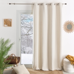 Rideau MOWD écru 140x260cm