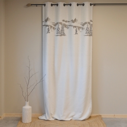 Rideau MONT écru 140x260cm