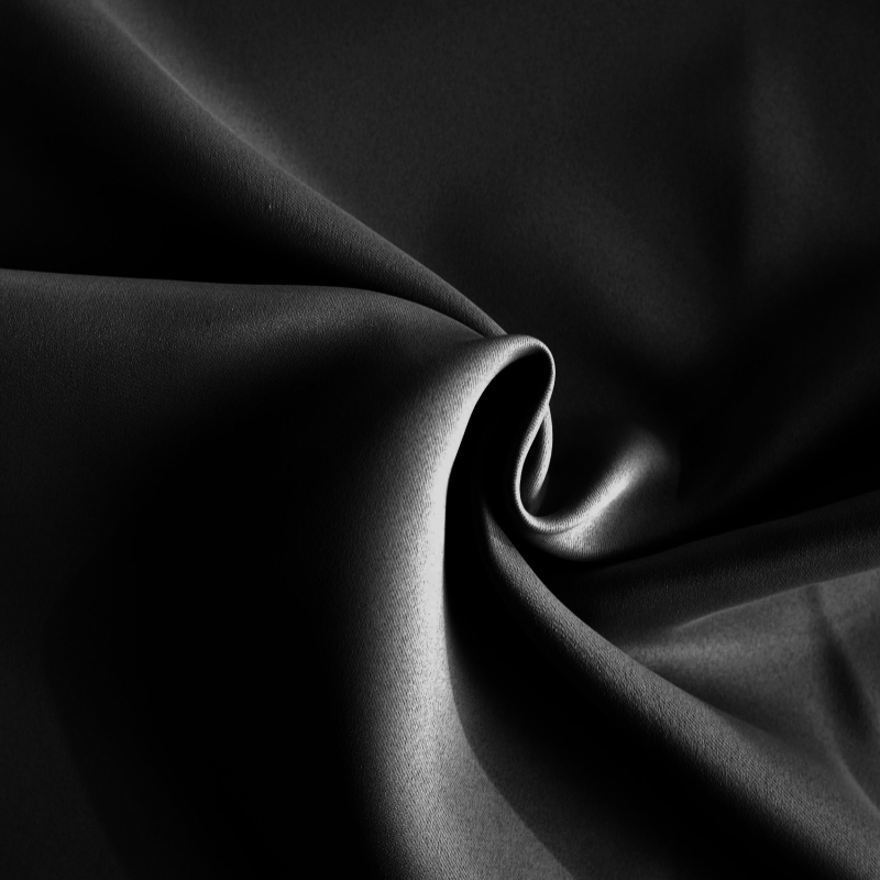 Rideau non feu FUZE noir 140x180cm