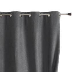 Rideau TYKA isolant, phonique et occultant anthracite 140x260cm