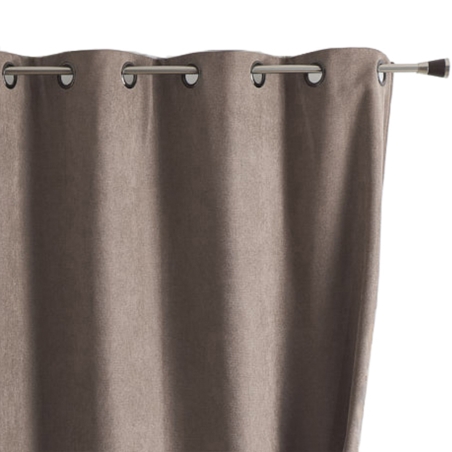 Rideau TYKA isolant, phonique et occultant coloris lin 140x180cm