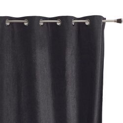 Rideau TYKA isolant, phonique et occultant noir 140x260cm