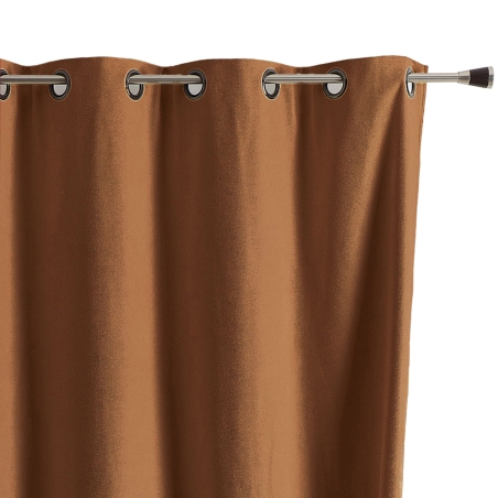 Rideau TYKA isolant, phonique et occultant coloris daim 140x260cm