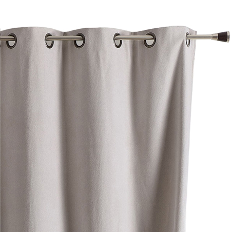 Rideau TYKA isolant, phonique et occultant coloris naturel 140x260cm