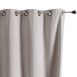 Rideau TYKA isolant, phonique et occultant coloris naturel 140x180cm