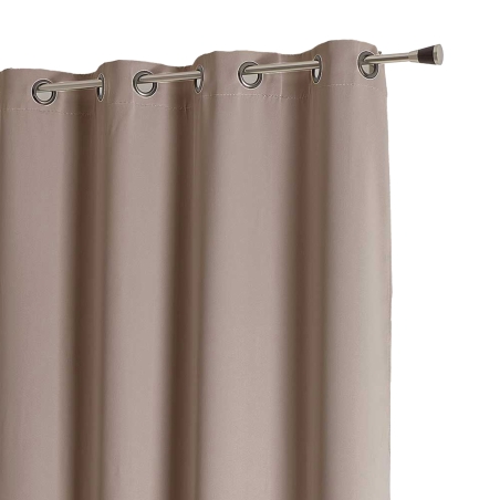 Rideau non feu FUZE coloris lin 140x260cm