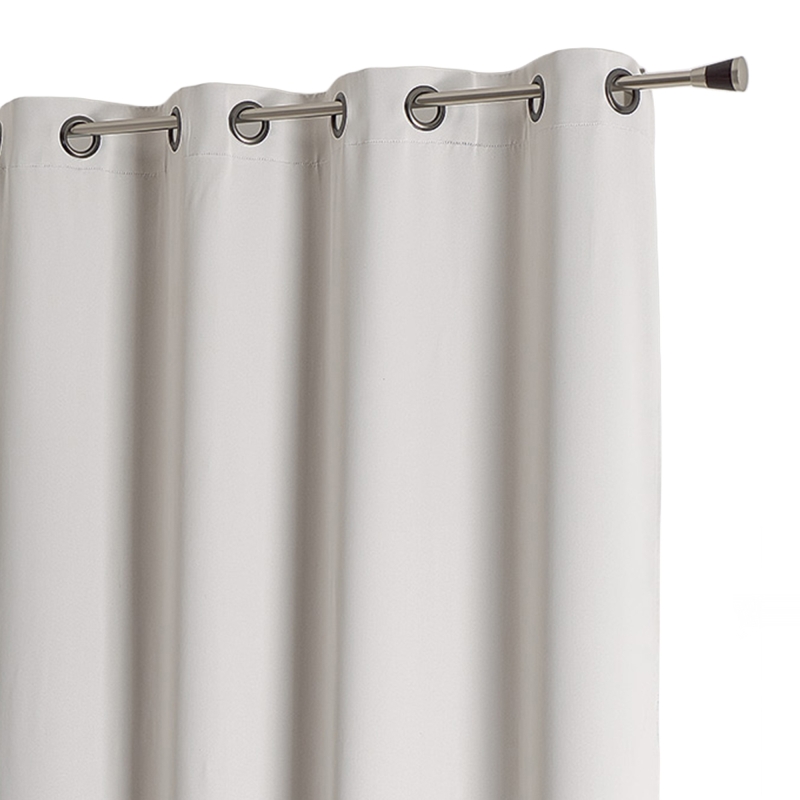 Rideau non feu FUZE blanc cassé 140x180cm