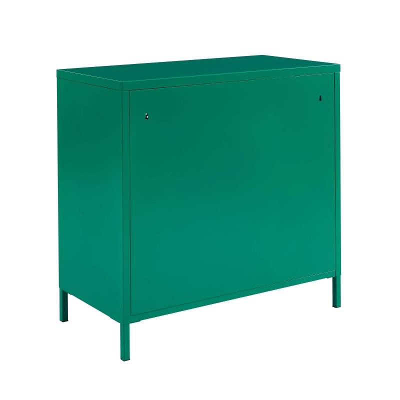 Commode PANTONE métal émeraude 4 tiroirs