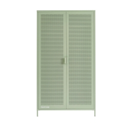 Armoire PANTONE métal vert amande 2 portes