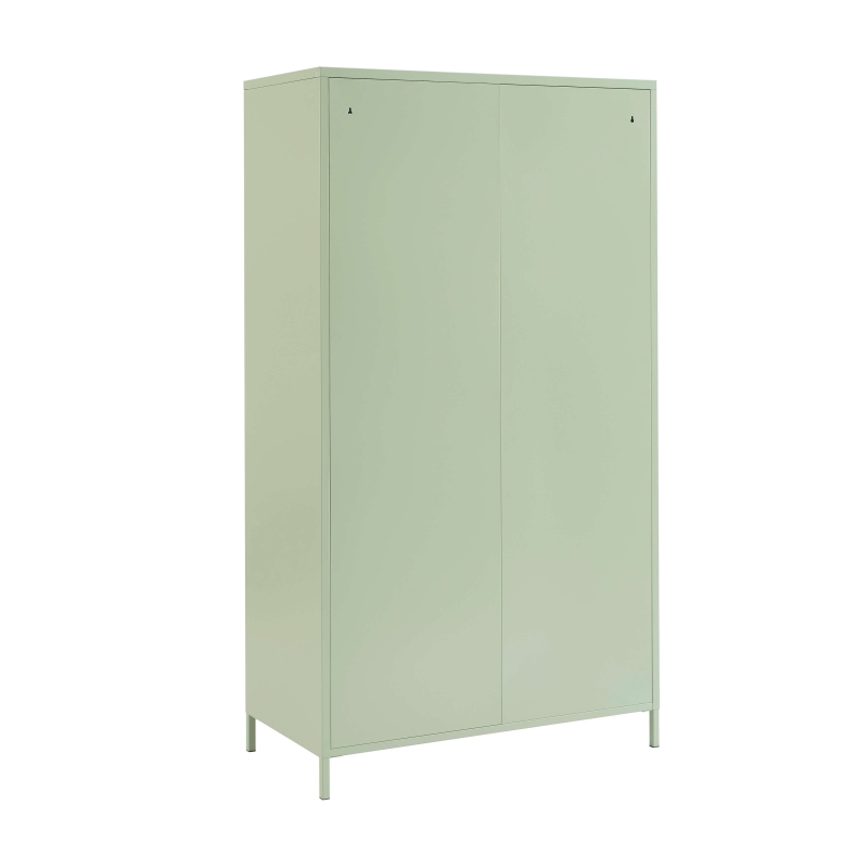 Armoire PANTONE métal vert amande 2 portes