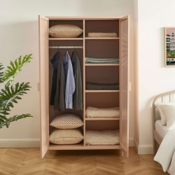 Armoire PANTONE métal rose blush 2 portes