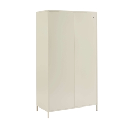 Armoire PANTONE métal beige sable 2 portes