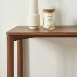 Console LYA effet noyer 100cm