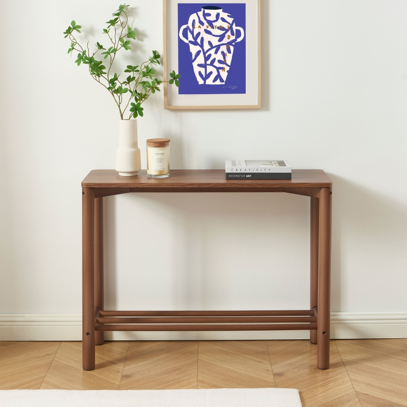 Console LYA effet noyer 100cm