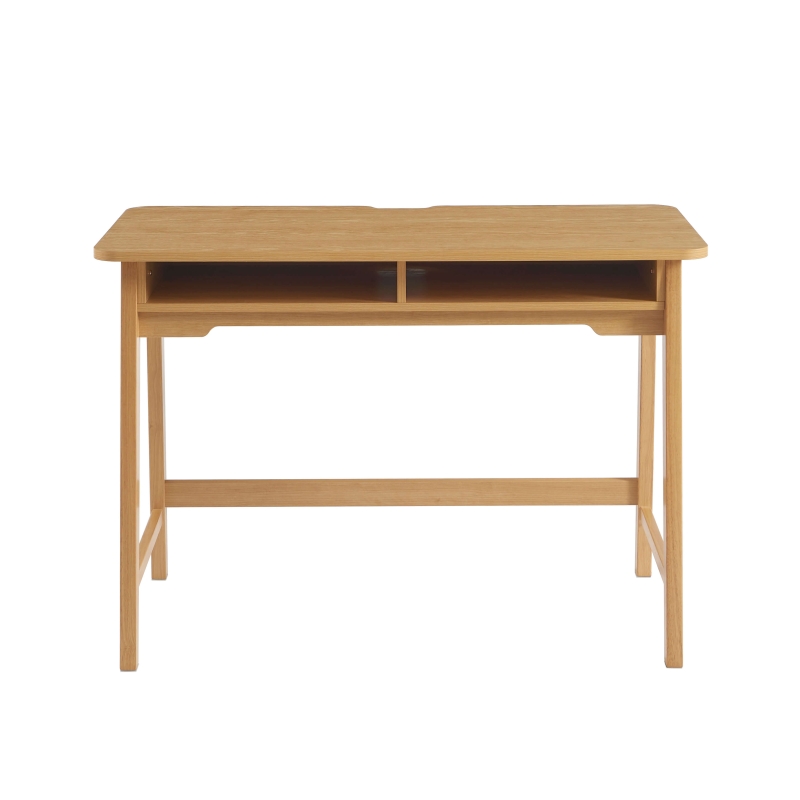 Bureau MAIA 2 compartiments effet chêne 110cm