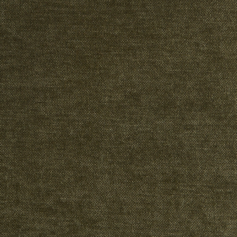 Lot de 2 chaises PANTONE tissu et pieds métal vert olive