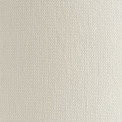 Chaise LUISA tissu chenille écru et pieds métal marron