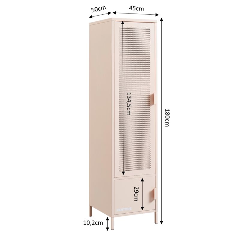 Vestiaire PANTONEmétal rose blushh180cm