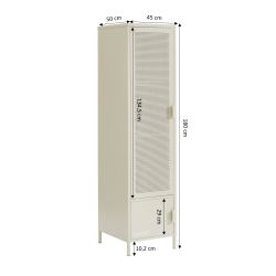 Vestiaire PANTONEmétal beige sable h180cm