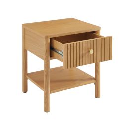 Table de chevet CLEO placage chêne