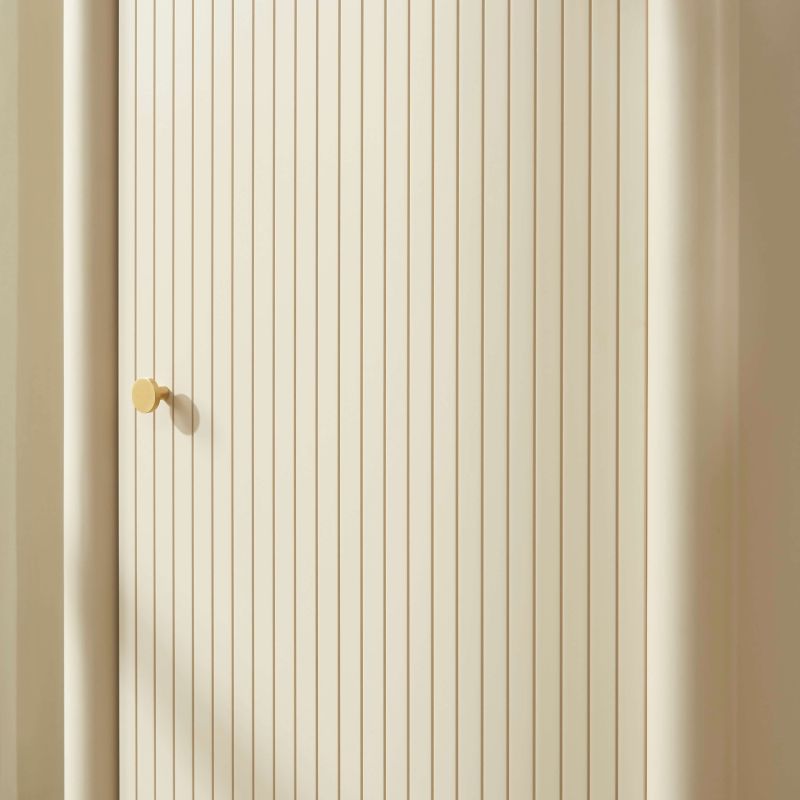 Armoire CLEO laqué beige 1 porte